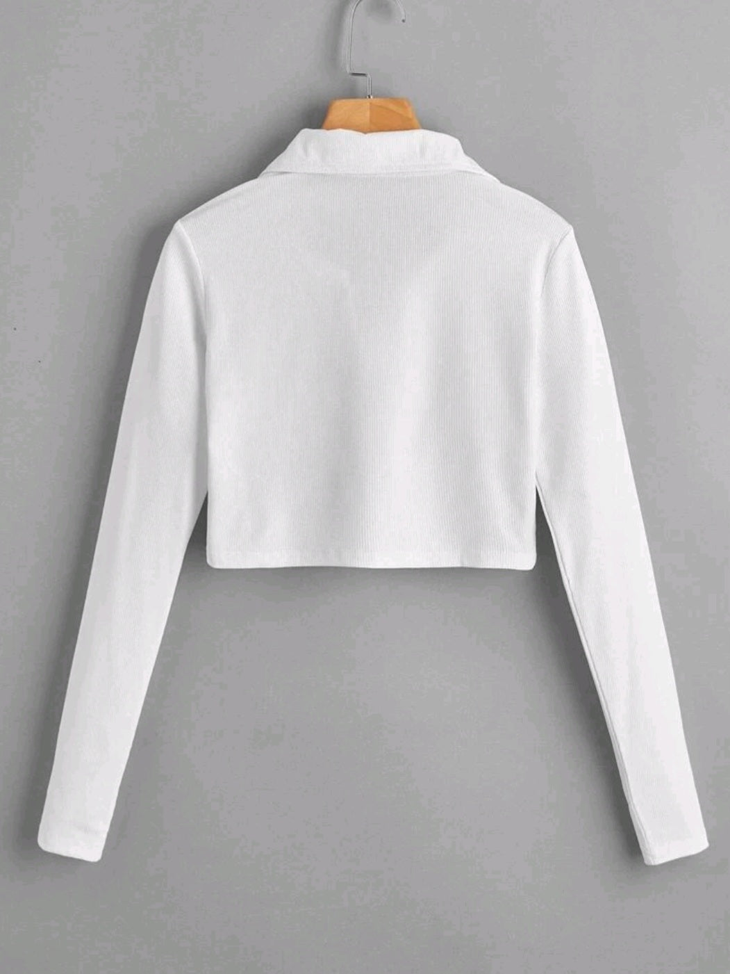 White Long Sleeve Top