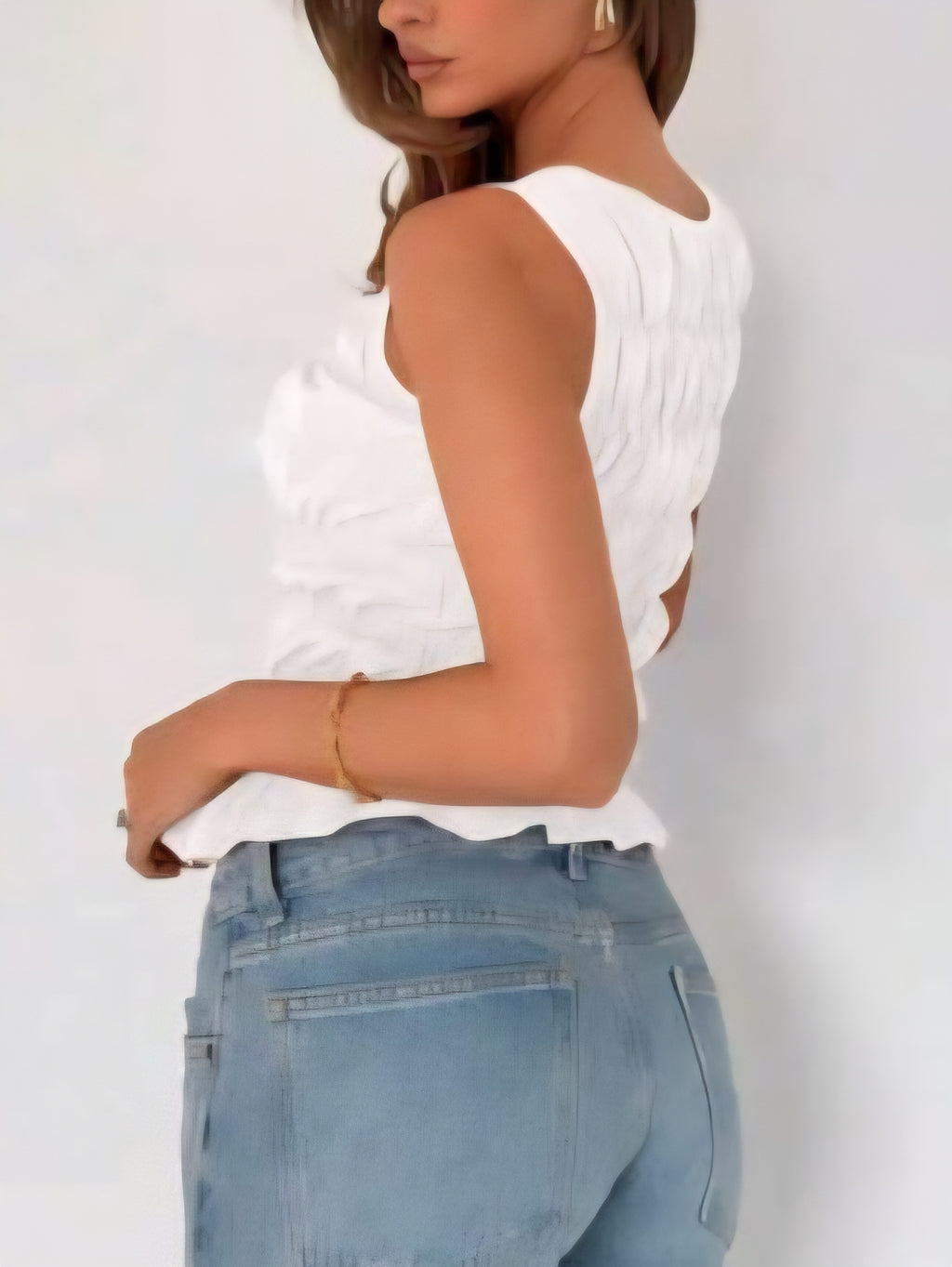White Tank Top Cod.T109