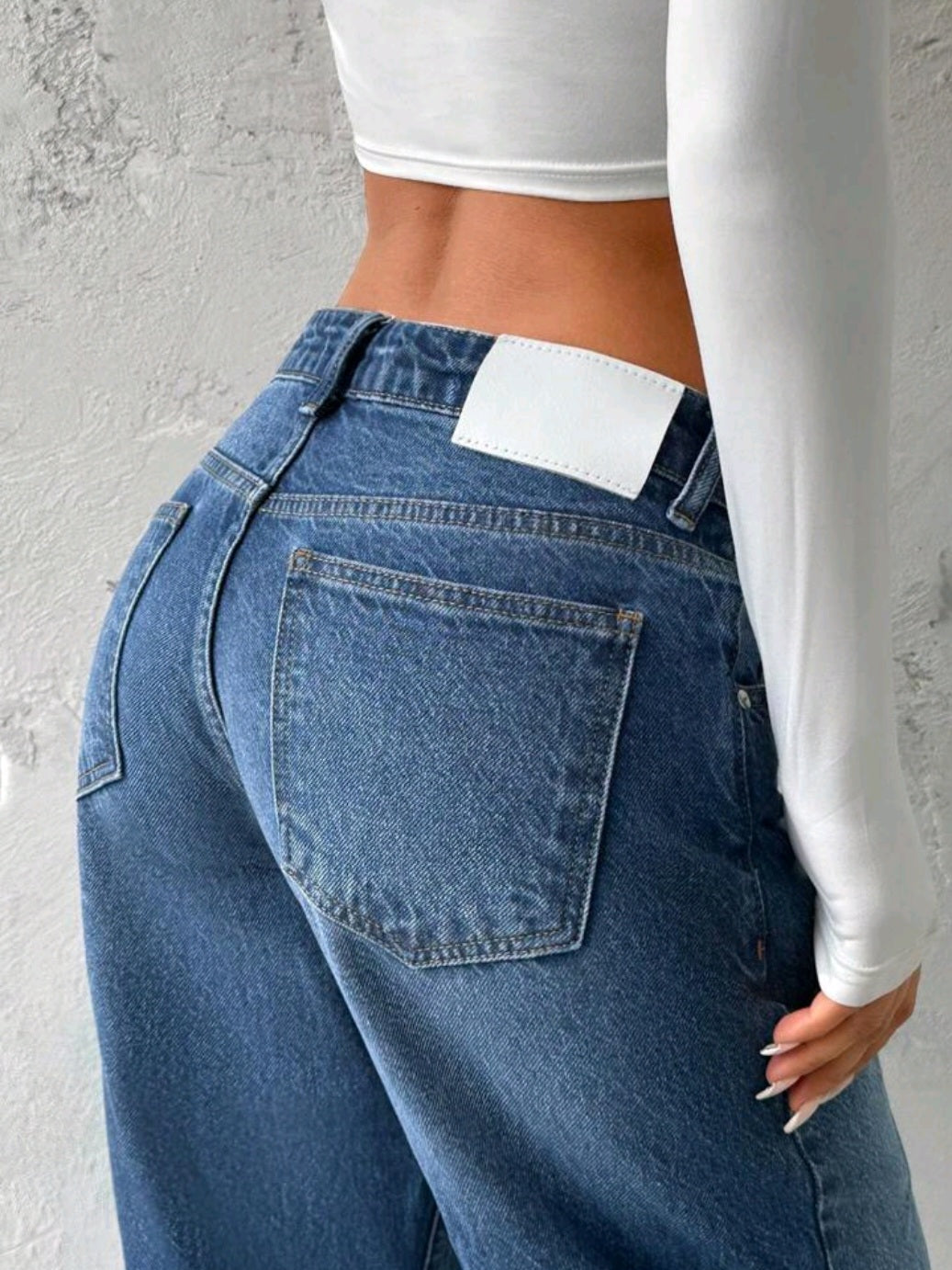 Straight Low Waist Jeans Z