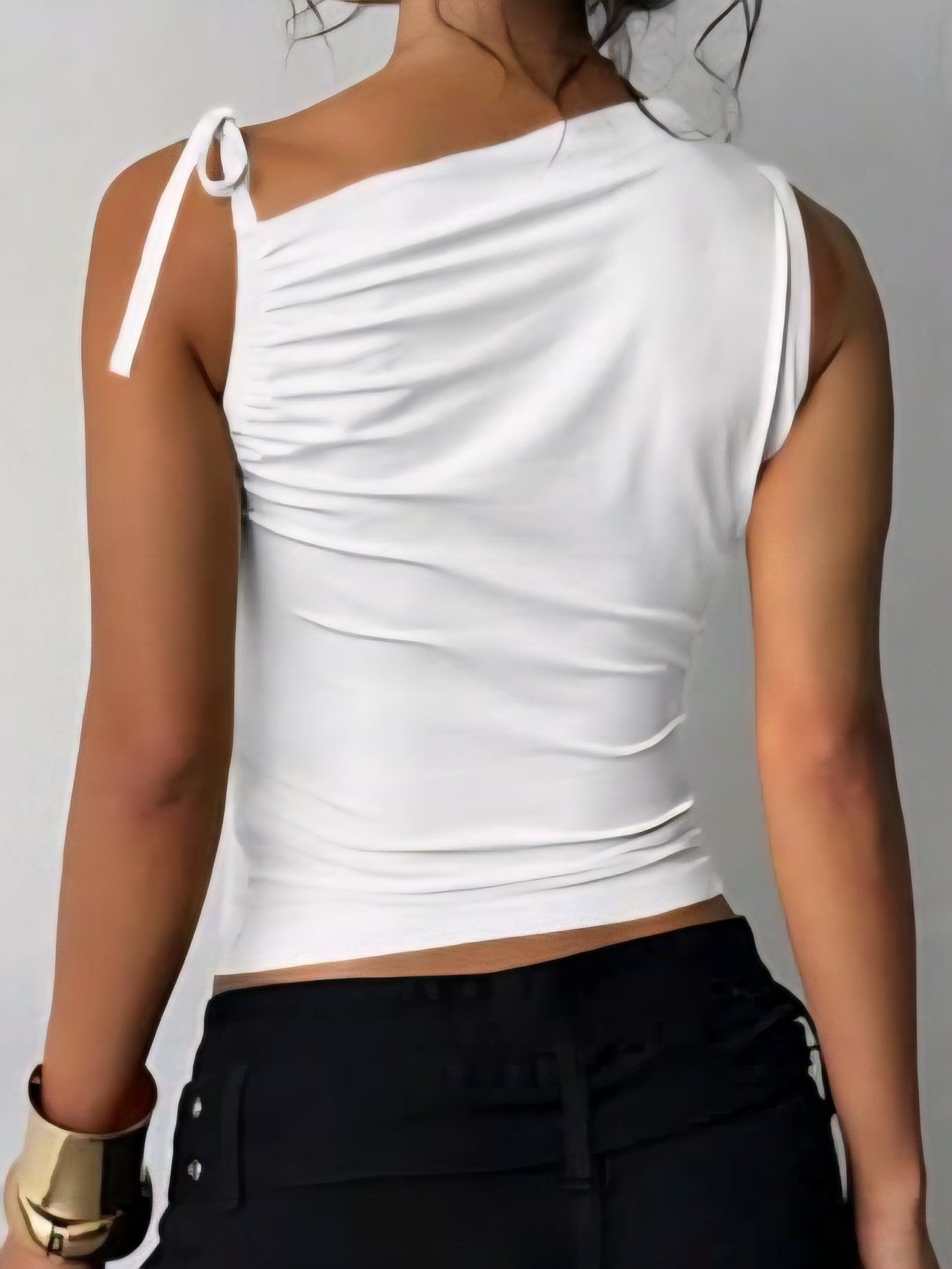 White Asymmetrical top Cod.T101
