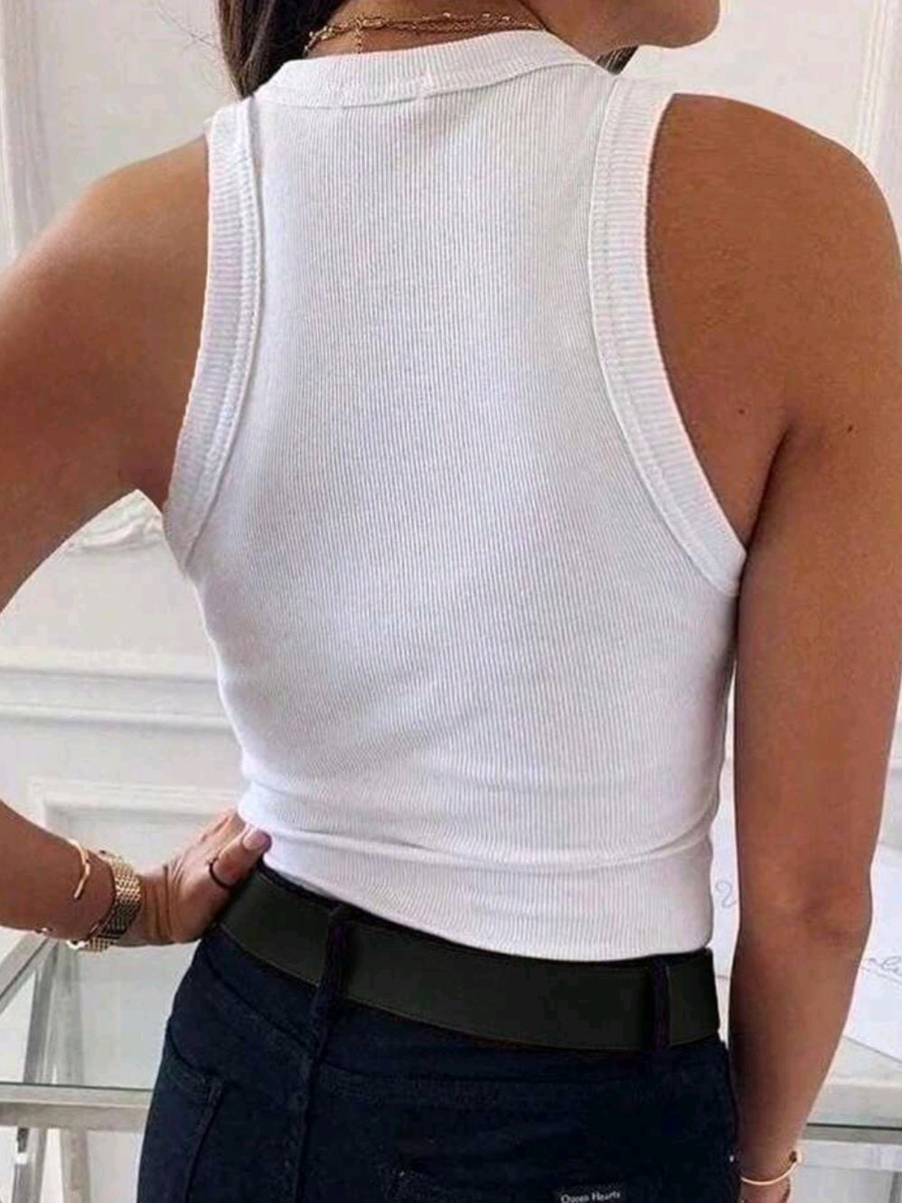 White Tank Top  Cod.T146