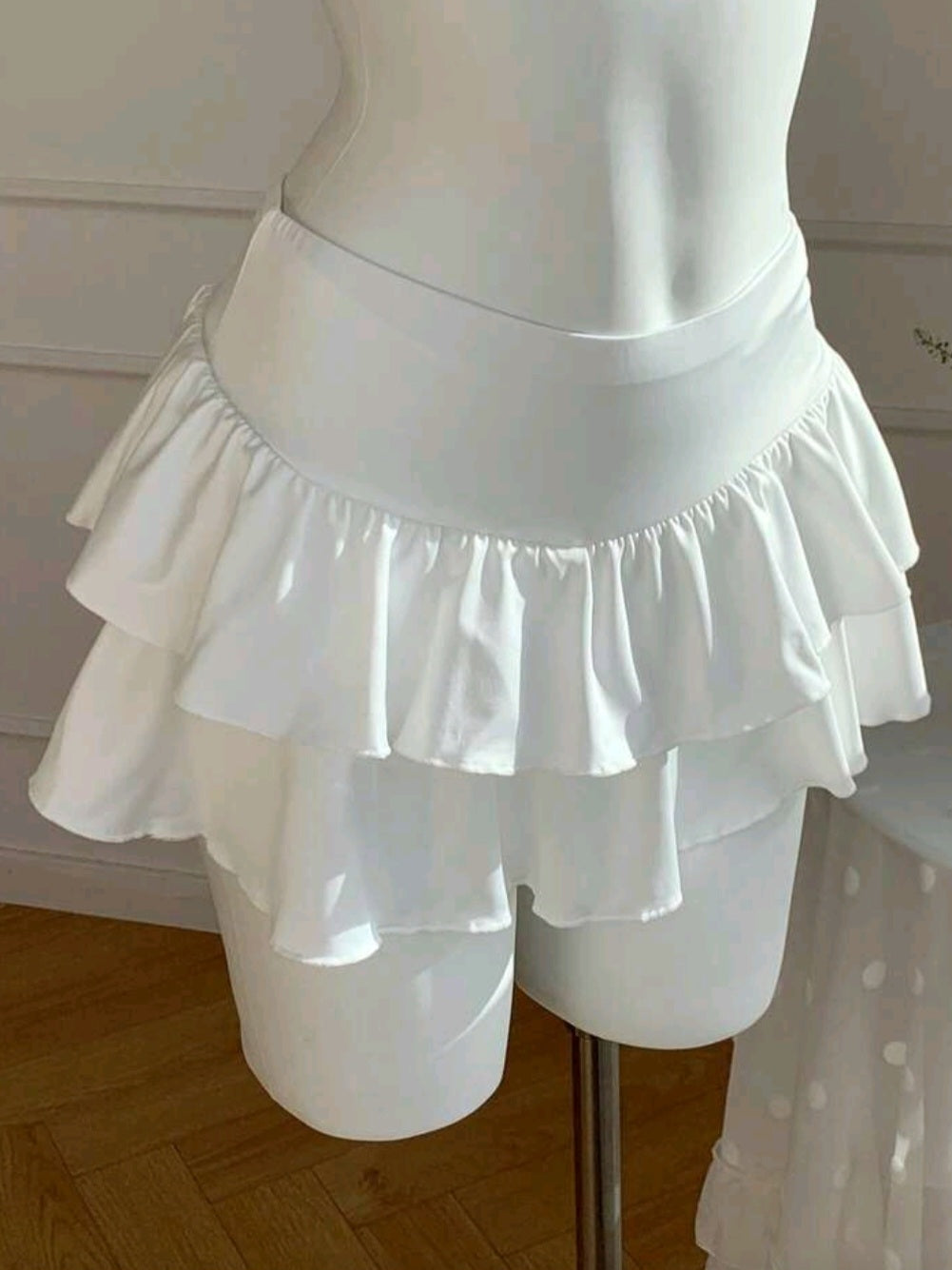 White Mini Skirt Cod.FS36