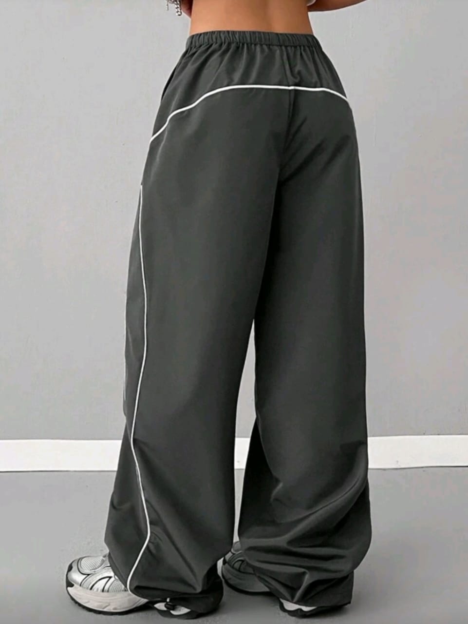 Gray Parachute Pant