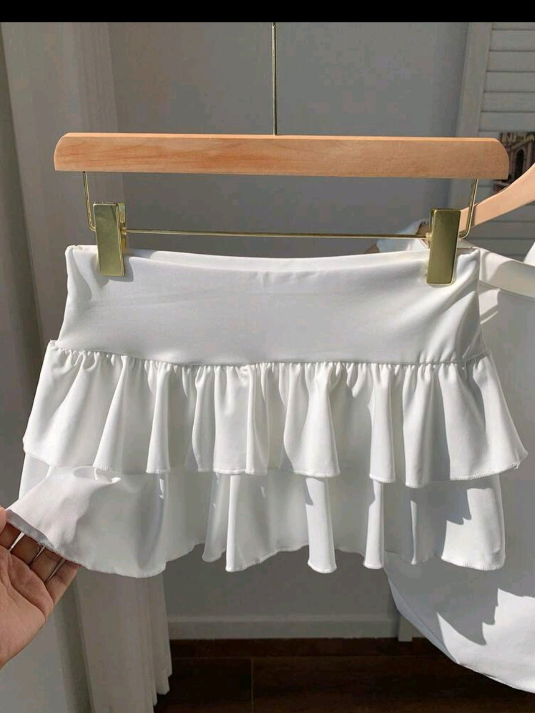 White Mini Skirt Cod.FS36