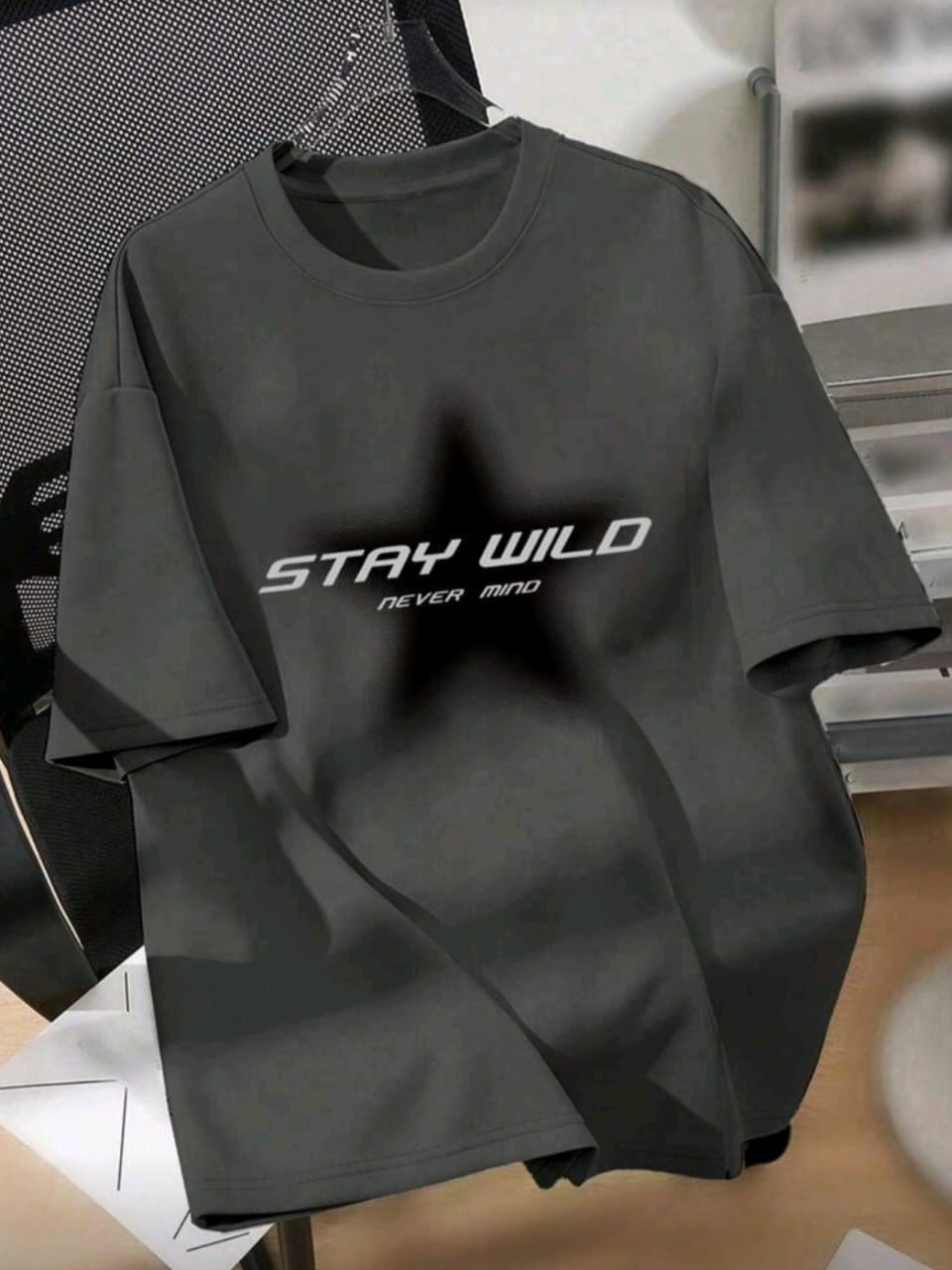 Gray Oversize Tee