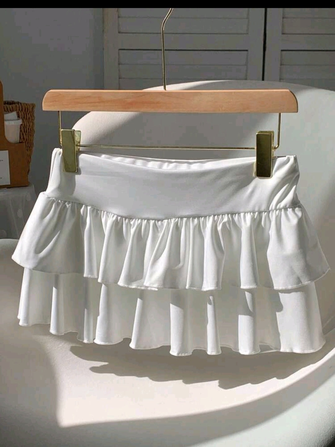 White Mini Skirt Cod.FS36