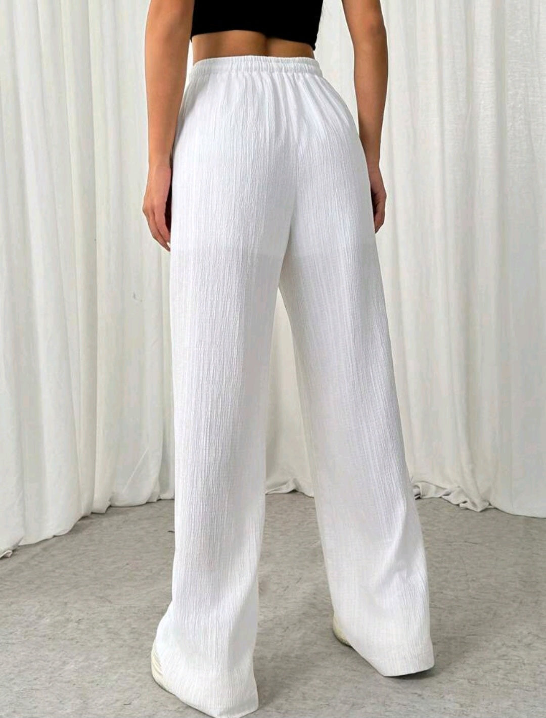 White Casual Pant