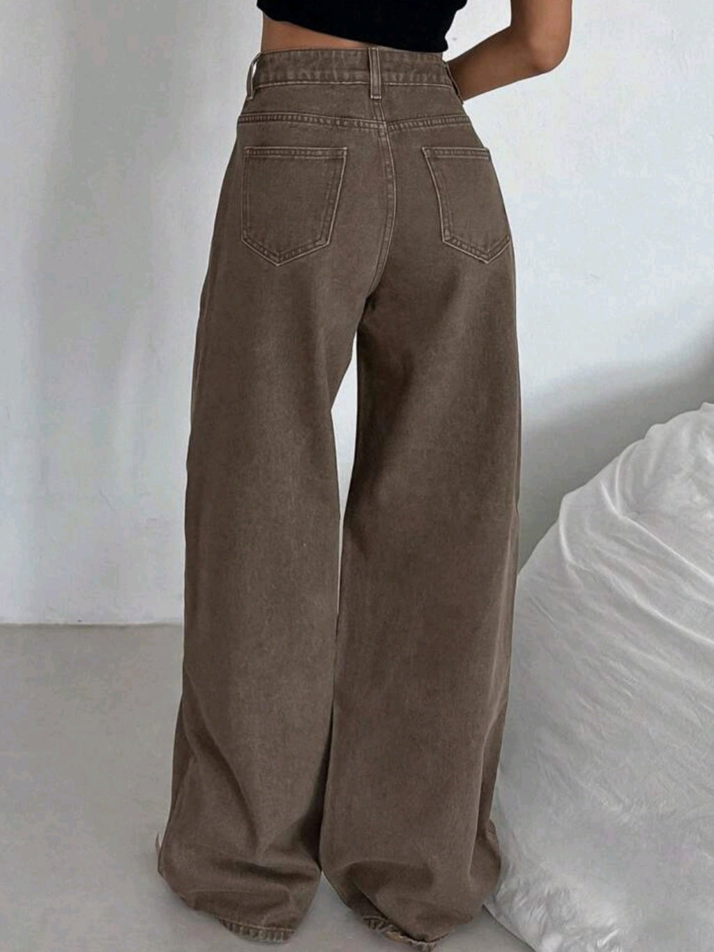 Brown Wideleg Jeans