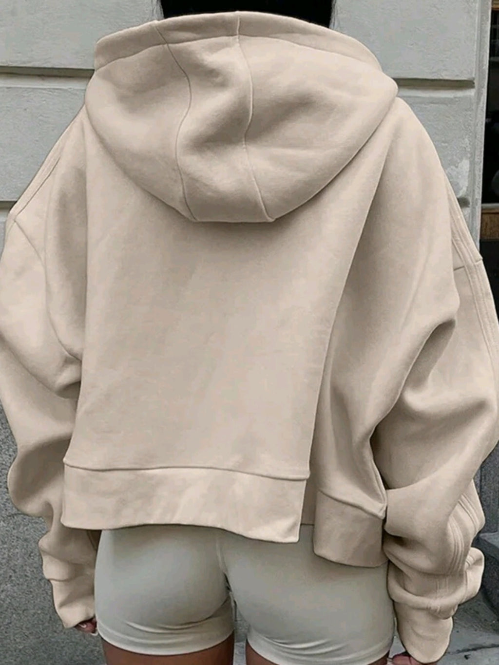 Beige Hoodie