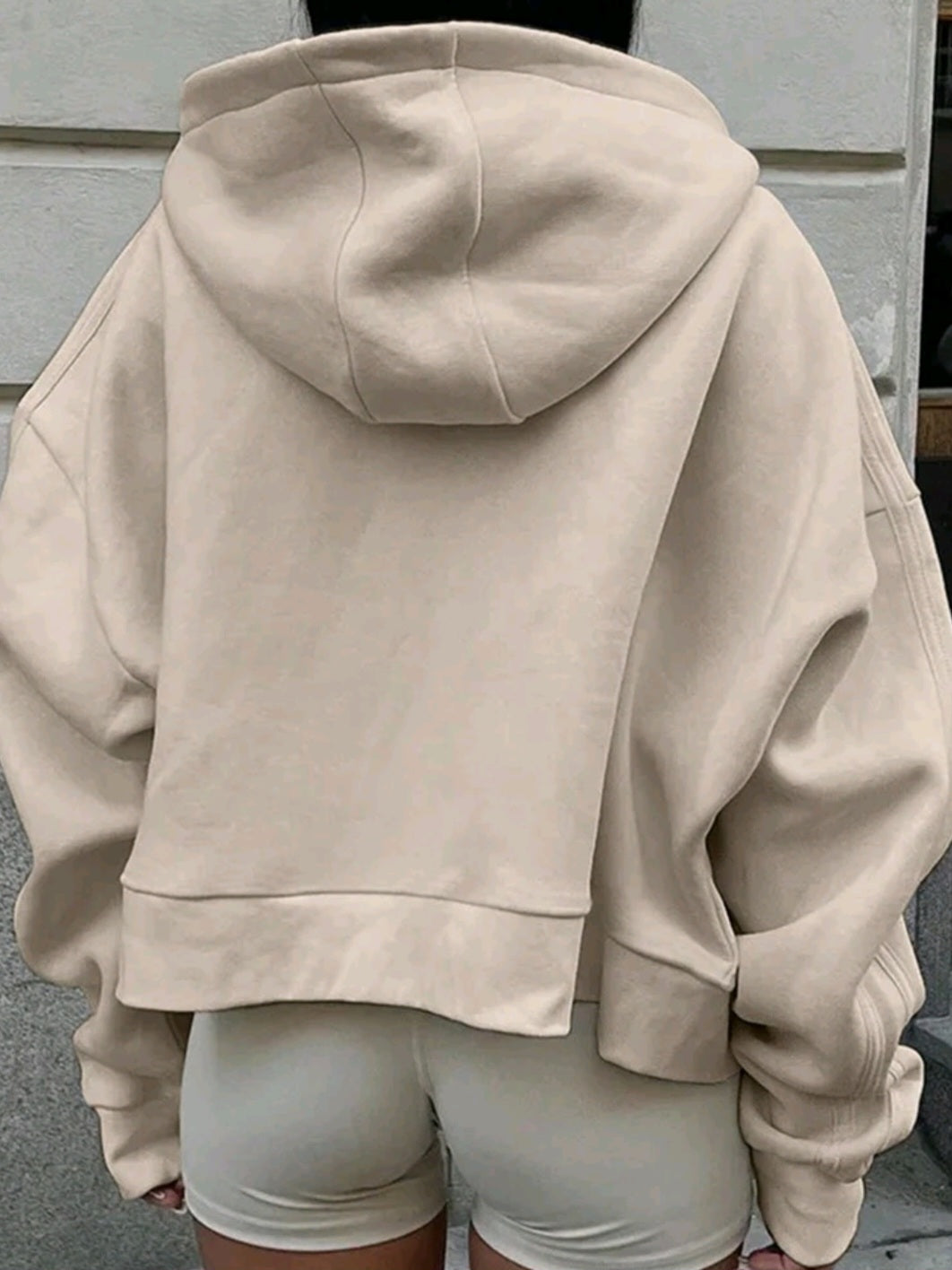 Beige Hoodie